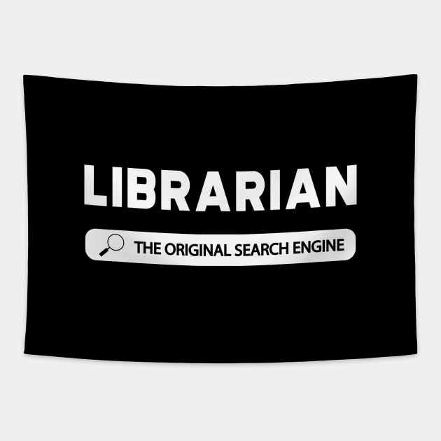 Librarian The original Search Engine Tapestry by KC Happy Shop