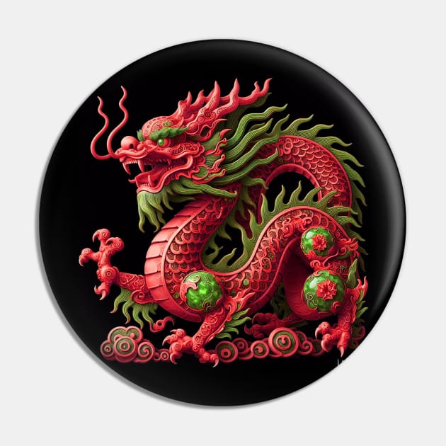 zodiac wood green jade dragon ecopop asian beast kaiju art in red Pin by jorge_lebeau