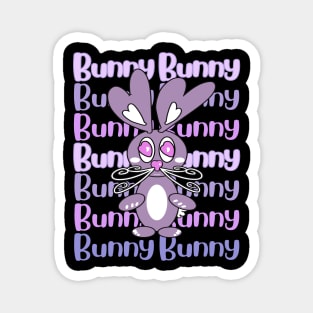 Pink Love Bunny Magnet