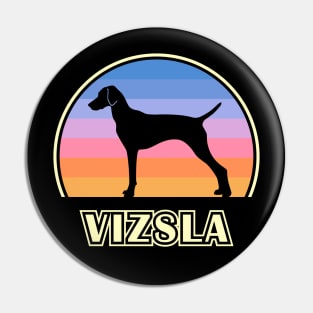 Vizsla Vintage Sunset Dog Pin