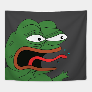 Pepe Sad Frog Tapestries Teepublic Au