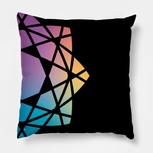 Colorful eastern geometry Pillow