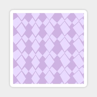 Geometric Diamonds Design (Lilac) Magnet