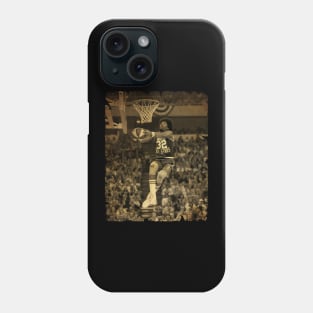 Julius Erving - Vintage Design Of Basketball Phone Case