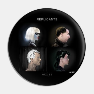 Replicants Dark Mode Pin