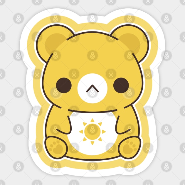 CARE BEAR Funshine Bear Sticker - YELLOW