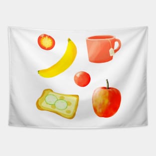 Breakfast sticker pack Tapestry