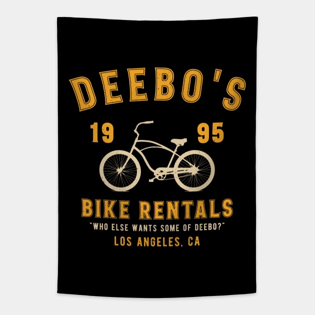 Deebo's Bike Rentals Tapestry by OniSide