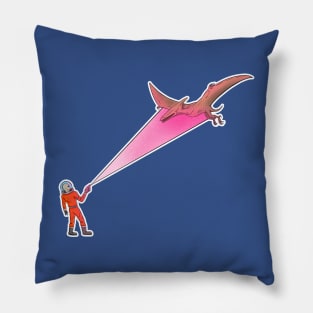 Alien vs Pterodactyl Pillow