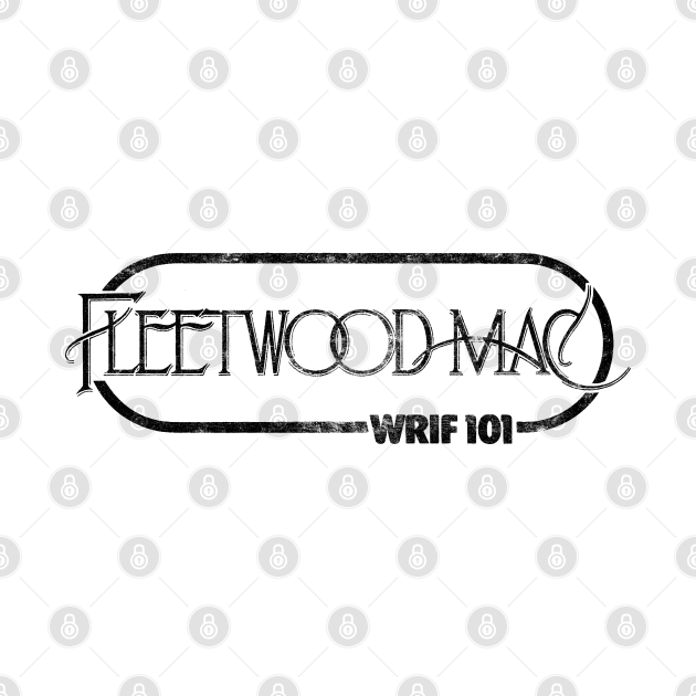 Disover 101 WRIF Fleetwood Mac / Defunct Detroit Radio Station Logo Design - Stevie Nicks - T-Shirt