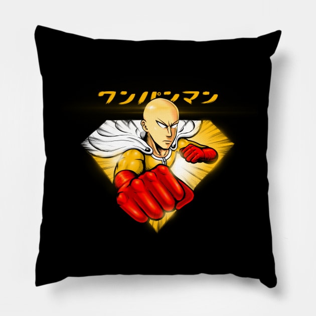 Saitaman Pillow by JangoSnow