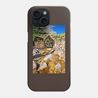 The ancient bridge of Eleutherna - Crete island Phone Case