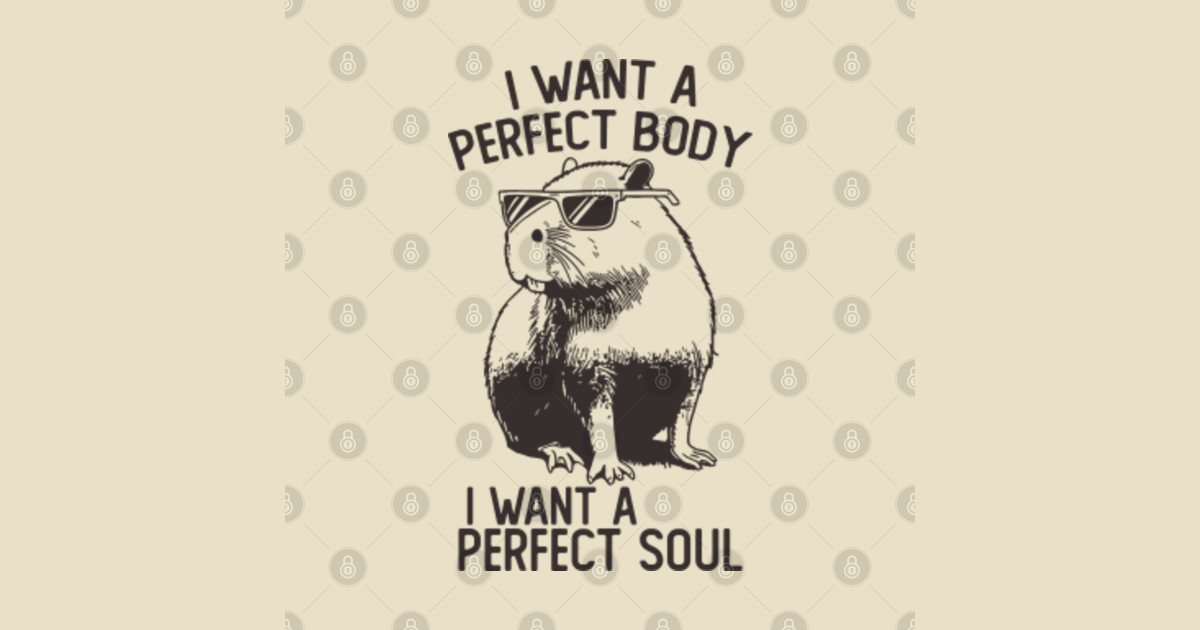 I Want A Perfect Body I Want A Perfect Soul www.teepublic.com