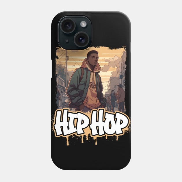 Rap & Hip Hop Music Album Cover - Anime Shirt Phone Case by KAIGAME Art