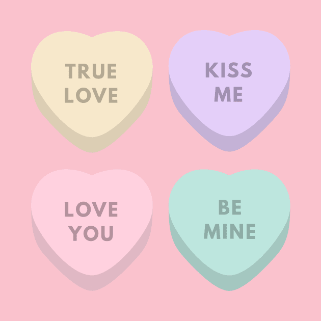 Candy Hearts for Valentines Day by Mrs. Honey's Hive