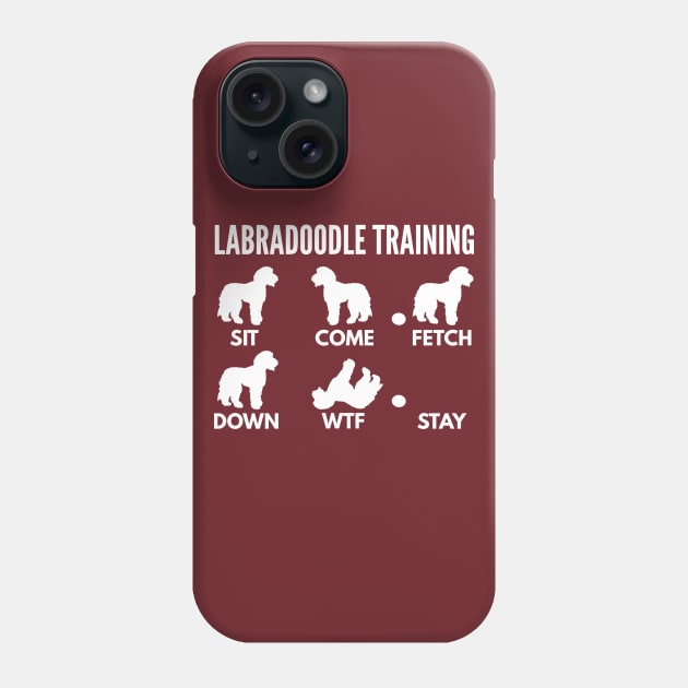 Labradoodle Training Labradoodle Dog Tricks Phone Case by DoggyStyles