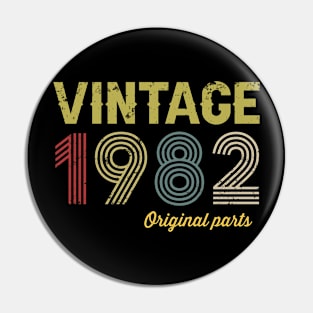 Vintage 1982 Limited Edition 40th Birthday 40 Years Old Gift For Men Women Pin