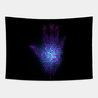 Technology hand Tapestry