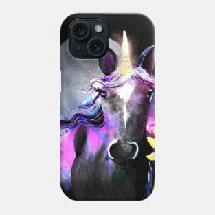 Mystical Black Stallion Phone Case