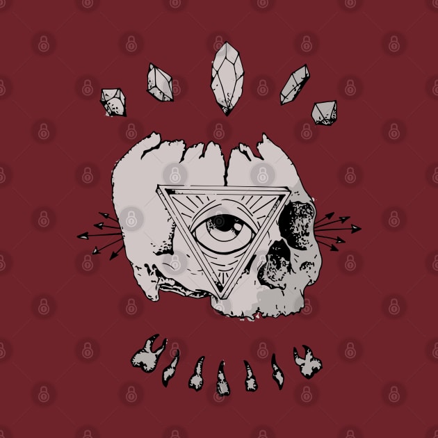 Illuminati indie skull by gevorgK