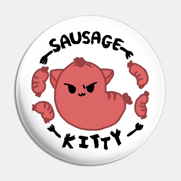 Sausage Kitty Pin by LLamaKingdom