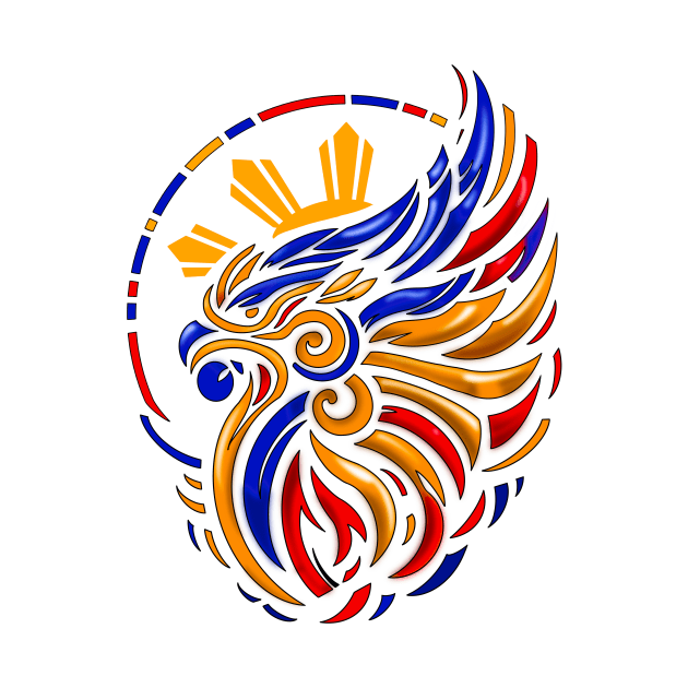 "Eagle's Embrace: The Radiant Spirit of the Philippine Sun" by Six Collections