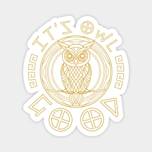 Athenian owl Classic Magnet