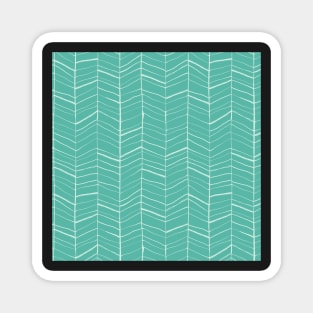 Turquoise Pattern Magnet