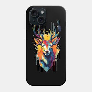 Fantastic colorful deer Phone Case