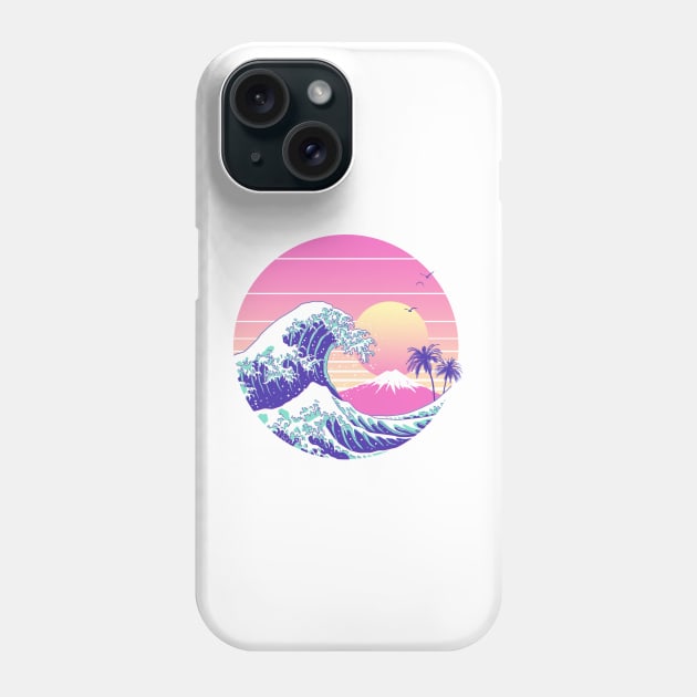 The Great Dream Wave Front and Back Print Phone Case by Vincent Trinidad Art