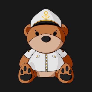 Cruise Captain Teddy Bear T-Shirt