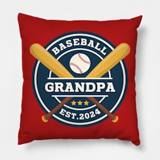 Baseball Grandpa Pillow