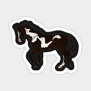 Overo Horse Magnet