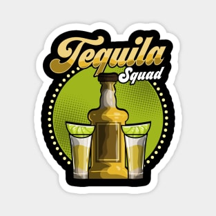 Cute Tequila Squad Margarita Drinking Drinkers Magnet