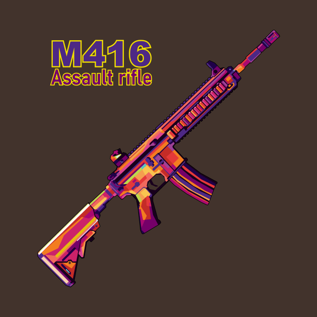 M416 assault rifle by Danwpap2