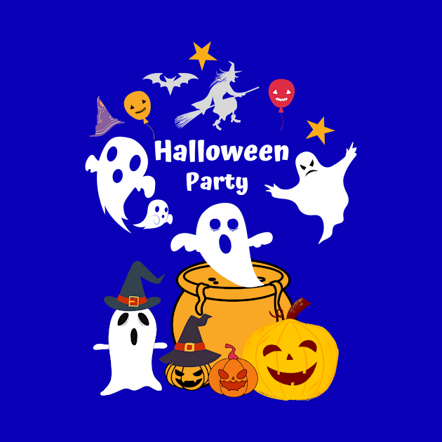 Happy Halloween T-shirt by DakhaShop