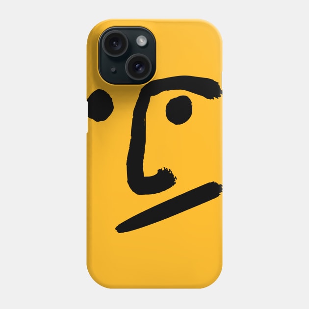 Disappointed face Phone Case by mryetee