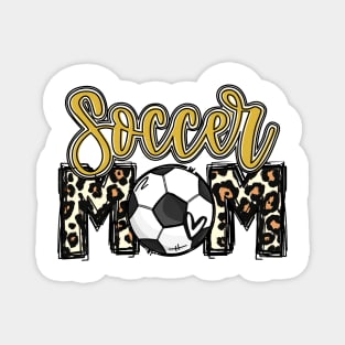 Soccer Mom Leopard Magnet