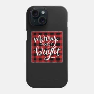 Merry And Bright Buffalo Plaid Phone Case