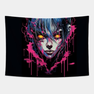 Splash Zombie Girl 3 Tapestry