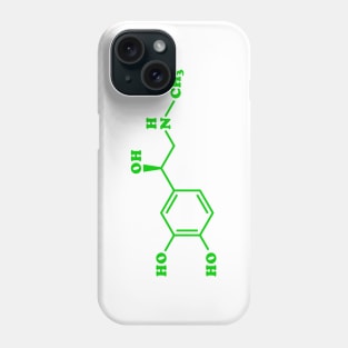 Adrenaline Molecule Chemical Formula Phone Case