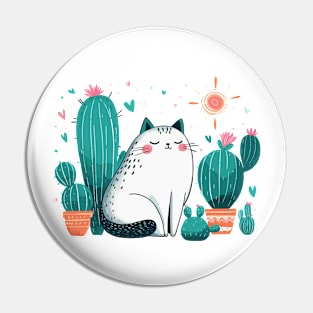 Cactus Cat Pin