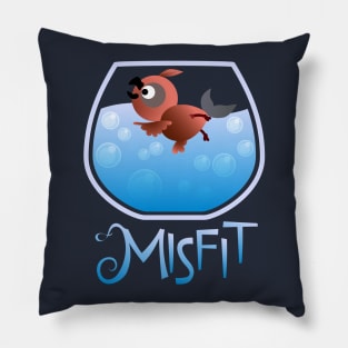 Misfit - Swimming Bird Pillow