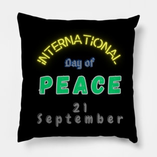 World in Peace September 21 Pillow