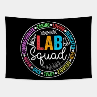 Lab Squad Funny Lab Week 2024 Medical Laboratory Technician Tapestry