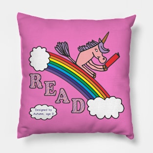 Reading Unicorn Pillow