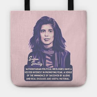 Susan Sontag Portrait and Quote Tote