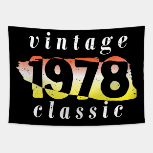 vintage 1978 birthday classic Tapestry