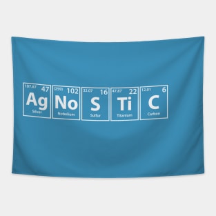 Agnostic (Ag-No-S-Ti-C) Periodic Elements Spelling Tapestry