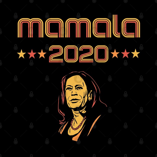 Vintage Retro Mamala 2020 Kamala Harris Madam Vice President by TeeShirt_Expressive